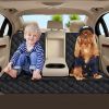 Dog Car Seat Cover, Back Seat Extender for Dogs,Dog Hammock for Car Backseat, Non Inflatable Dog seat Cover for Back seat