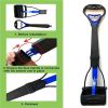 Pet Hair Carpet Rake 35.83-55.51 in Adjustable Long Handle Pet Hair Broom Tool